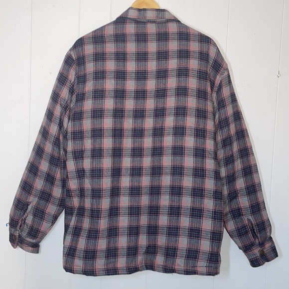 Visive The Jacob Quilted Mens Button Down Flannel Jacket - Picture 11 of 17